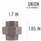 B & K STZ Industries 1/2 in. FIP each X 1/2 in. D FIP Black Malleable Iron Union 310UPU-12 - alternate 4